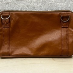 PORTER ブラウン　レザー ショルダーバッグ
の画像