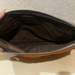 PORTER ブラウン　レザー ショルダーバッグ
の画像