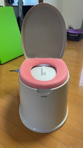 【値下げ】6000円→5000円　ポータブルトイレ　パナソニック　介護向け　簡易トイレ 値下げ】6000円→5000円 ポータブルトイレ パナソニック 介護向け 簡易