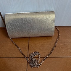 SHEIN パール　ショルダー・クラッチバッグ　ゴールドの画像