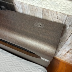 【美品ダブルベッド】ベッドフレームの画像