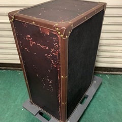 【美品】　収納3段棚　ヴィンテージ風　アンティーク　トランク　ボックス の画像