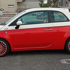 ★いろいろカスタム★フィアット500★1.2/8V★OZレーシングアルミ★2本出し社外マフラー★カロッツェリアナビ/ETC他の画像