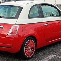 ★いろいろカスタム★フィアット500★1.2/8V★OZレーシングアルミ★2本出し社外マフラー★カロッツェリアナビ/ETC他の画像