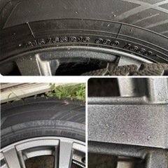 美品！2024年製　ヨコハマタイヤ　アイスガード6 IG60 215/65R16　日本製正規品 ヨコハマ　スタッドレスタイヤ4本セット　ホイール付き　使用期間3ヶ月のみの画像