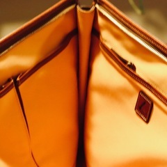 土屋鞄 URBANO クラッチバッグ ブラウンレザーの画像