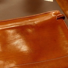 土屋鞄 URBANO クラッチバッグ ブラウンレザーの画像