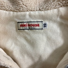 ミキハウス70サイズアウターの画像