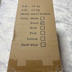 新品未使用　キッチンワゴン　キッチンカート　3段　ブラックの画像