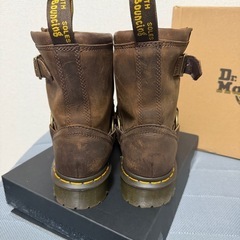 1回着用ドクターマーチン アニストンハーネス ダークブラウンの画像