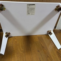 コーナン 八角折り畳みテーブル　ホワイトの画像