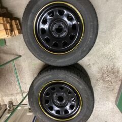 ルノー　カングー5H PCD108　デイトナSSルノーカングー専用ホイール付きスタッドレスタイヤの画像