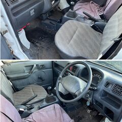 【車検あり】H15/キャリィトラック/4WD/軽トラ/9万キロ代/スタッドレスの画像