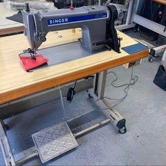 工業用1本針本縫いミシン（シンガー491）の画像