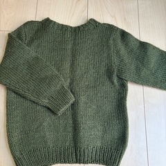 手編みセーター　3歳前後　　の画像