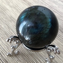 ラブラドライトスフィア+台座の画像