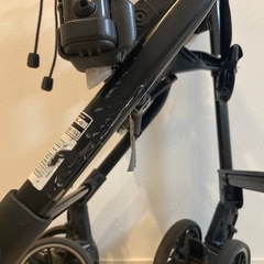 ✨美品✨Combi スゴカルα 4キャス compact エッグショック ヘリンボングレー　A型ベビーカー （両対面）の画像