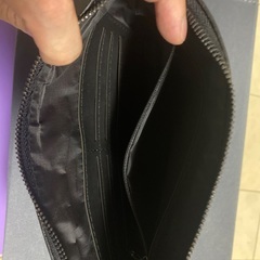 【未使用・美品】ハンドポーチ 黒の画像
