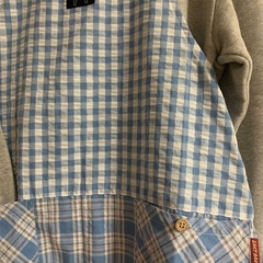 🌸未使用エプロン　水色の画像