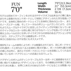 サーフボード7.0の画像