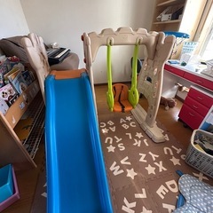 大型遊具滑り台ブランコの画像