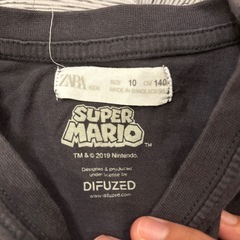 kids マリオTシャツの画像