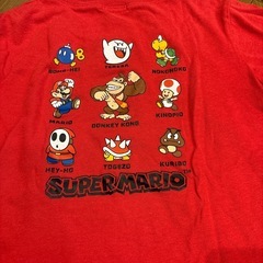kids マリオTシャツの画像