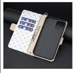 iPhone 13ケース カバー 手帳型 カード収納 スタンド機能付きの画像