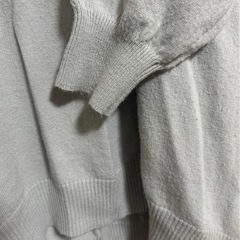 earth music&ecology グレー タートルネック セーターの画像