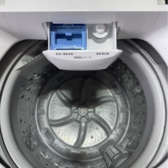 J3102   maxzen 縦型洗濯機　6kg 2018年　ガラストップの画像