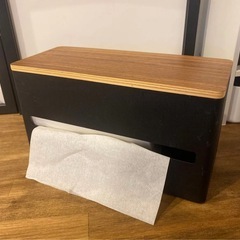 山崎実業 tower 両面ティッシュケース