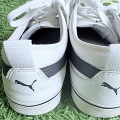 ⭐︎お取引決定⭐︎ 👟【PUMA】ホワイトスニーカー 27.5cm メンズ✨シンプル＆爽やかデザイン！の画像