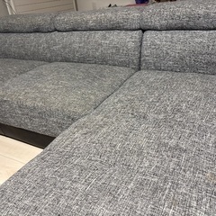 横260cmの3人掛けL字ソファーの画像