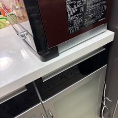 ニトリ 食器棚 バーカウンターの画像