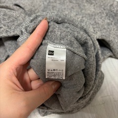 GU◇グレーパーカー◇メンズLサイズの画像