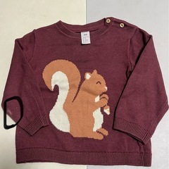 サイズ80〜90  子ども服　長袖3枚組の画像