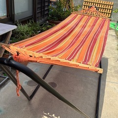 ハンモック　ベッド　アウトドア　キャンプの画像