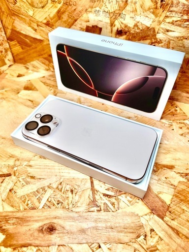 ★iPhone 16promax デザートチタニウム★おまけ付き★