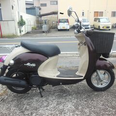 YAMAHA　VINOモルフェ 4ストFI バケットサイドスタンド付 ブラウン セル始動 低燃費 OIL交換他 納車整備点検済み すぐ乗り出せます 買い物他便利車輛 直接引き渡し　配送手配可の画像