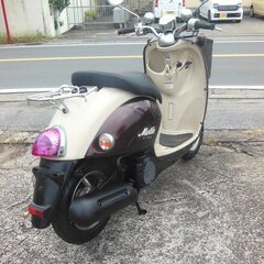 YAMAHA　VINOモルフェ 4ストFI バケットサイドスタンド付 ブラウン セル始動 低燃費 OIL交換他 納車整備点検済み すぐ乗り出せます 買い物他便利車輛 直接引き渡し　配送手配可の画像