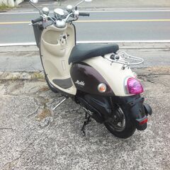 YAMAHA　VINOモルフェ 4ストFI バケットサイドスタンド付 ブラウン セル始動 低燃費 OIL交換他 納車整備点検済み すぐ乗り出せます 買い物他便利車輛 直接引き渡し　配送手配可の画像