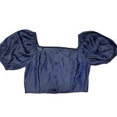 Dazy ダークブルー フレアスカート Sの画像