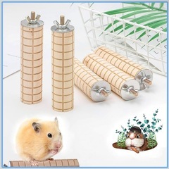 小動物用 ハムスター 水飲み 陶器食器 かじり木３本
の画像