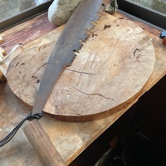 古道具　ノコギリ　骨董品の画像