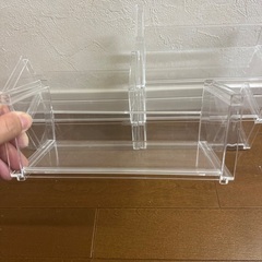 透明ショーケースの画像