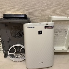 【分解洗浄済】シャープ SHARP プラズマクラスター7000 空気清浄機 KC-Y45 2010年製の画像