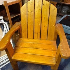 木製ベンチ 　テーブル　　3点セット　の画像