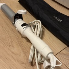 SALONIA サロニア カールアイロン 32mm SL-008SW ホワイトの画像