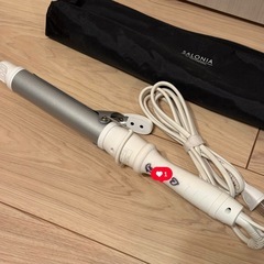 SALONIA サロニア カールアイロン 32mm SL-008SW ホワイトの画像