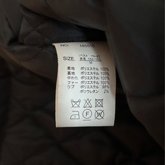 中綿アウター  M キルティングの画像